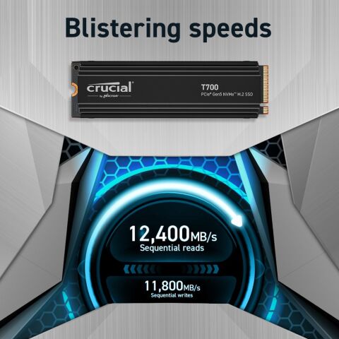 Накопитель SSD M.2 2280 4TB T700 Micron (CT4000T700SSD5) - Внутренние SSD  - Внутренние SSD 