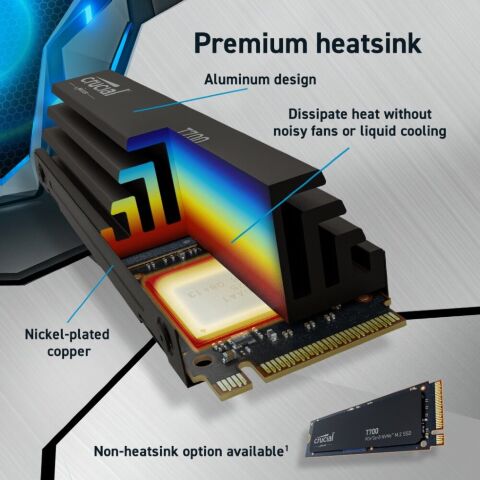Накопитель SSD M.2 2280 4TB T700 Micron (CT4000T700SSD5) - Внутренние SSD  - Внутренние SSD 