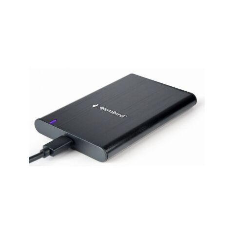 Карман внешний Gembird 2.5" USB3.1 alum black (EE2-U3S-6) - Нулевой остаток (Feed)  - Нулевой остаток (Feed) 