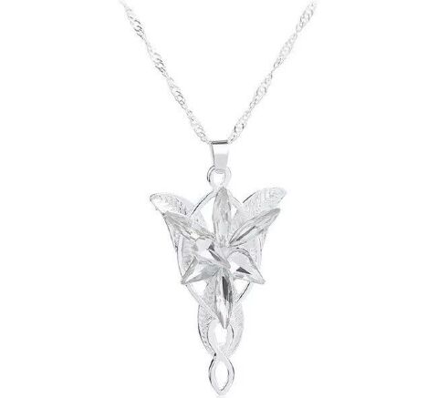 Медальйон Володар кілець Арвен Вечірня зірка LOTR Arwen Evenstar Necklace -   -  