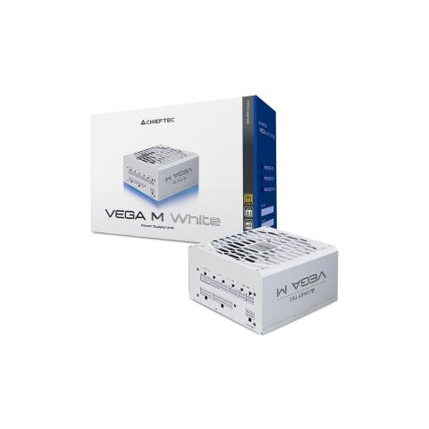 Блок питания Chieftec 850W VEGA M WHITE (PPG-850-CW) - Нулевой остаток (Feed) - Нулевой остаток (Feed)