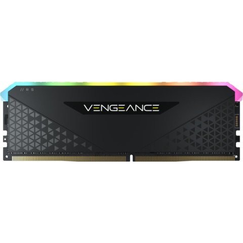 Модуль памяти для компьютера DDR4 16GB 3600 MHz Vengeance RGB RS Black Corsair (CMG16GX4M1D3600C18) - Нулевой остаток (Feed)  - Нулевой остаток (Feed) 