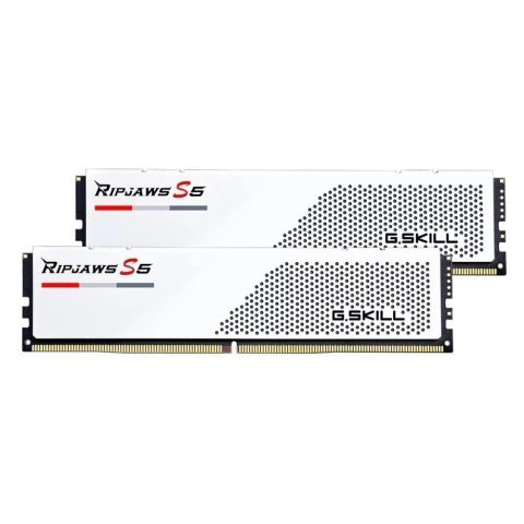 Модуль памяти для компьютера DDR5 32GB (2x16GB) 6000 MHz Ripjaws S5 G.Skill (F5-6000J3040F16GX2-RS5W) - Нулевой остаток (Feed) - Нулевой остаток (Feed)