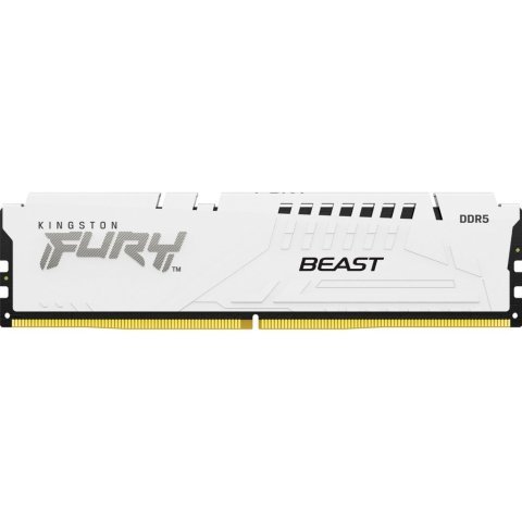 Модуль памяти для компьютера DDR5 16GB 6000 MHz Beast White XMP Kingston Fury (ex.HyperX) (KF560C30BW-16) - Нулевой остаток (Feed) - Нулевой остаток (Feed)