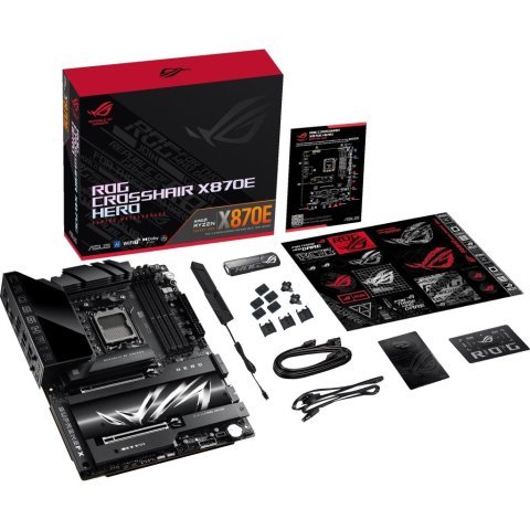 Материнская плата ASUS ROG CROSSHAIR X870E HERO - Нулевой остаток (Feed)  - Нулевой остаток (Feed) 