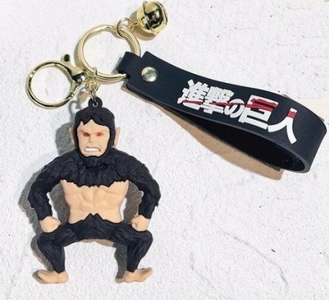 Брелок подвеска на рюкзак Attack on Titan Атака Титанов Звероподобный Титан 3D Keychain Backpack -   -  