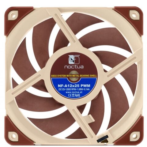 Кулер для корпуса Noctua NF-A12x25 PWM - Нулевой остаток (Feed)  - Нулевой остаток (Feed) 