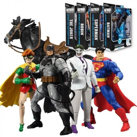 Набор 4 Фигурок McFarlane DC Multiverse The Dark Knight Returns Batman (Build-A Horse) Бэтмен -   -  