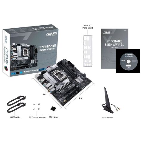 Материнская плата ASUS PRIME B660M-A WIFI D4 - Нулевой остаток (Feed)  - Нулевой остаток (Feed) 