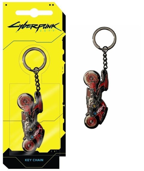 Брелок JINX Cyberpunk 2077 Rev It Up Metal Keychain -   -