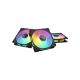Кулер для корпуса ASUS TUF Gaming TR120 ARGB Reverse Triple Pack Black (90DA00D0-B09020) - Вентиляторы к корпусам  - Вентиляторы к корпусам 