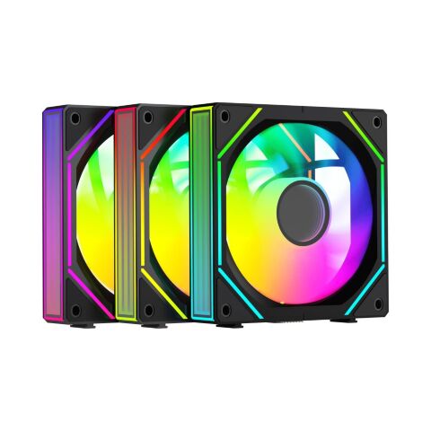 Кулер для корпуса OCYPUS GAMMA F12 UNI BK ARG (GAMMA-F12-BK3AM01U-GL) - Нулевой остаток (Feed)  - Нулевой остаток (Feed) 