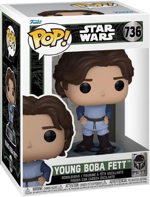 Фігурка Funko Star Wars: Young Boba Fett Боба Фетт Фанко Зіркові війни 736 - -