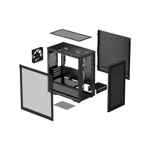 Корпус для ПК Deepcool CH370 Black (R-CH370-BKNAM1-G-1) - Нулевой остаток (Feed) - Нулевой остаток (Feed)