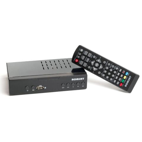 ТВ тюнер Romsat DVB-T2, металл (T7070HD) - TV-тюнеры  - TV-тюнеры 
