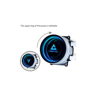 Система жидкостного охлаждения Chieftec Iceberg 360 ARGB WHITE (CLC-360-RGB-W)