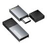 Считыватель флеш-карт Essager USB-C + USB-A to Micro SD black (EDKTF-QW0G-P)