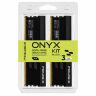 Модуль памяти для компьютера DDR4 16GB (2x8GB) 3600 MHz Onyx Black RGB Prologix (PRO16GB3600YBR4K)