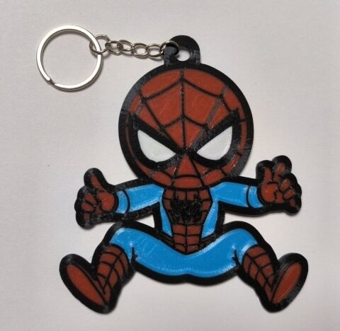 Брелок Marvel Spider-man Keychain Людина павук ABS пластик 9 см. -   -  