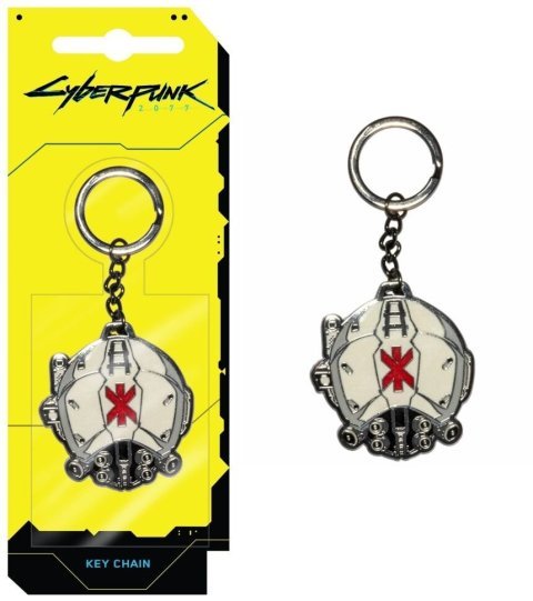 Брелок JINX Cyberpunk 2077 Heads Up Metal Keychain -   -