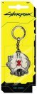 Брелок JINX Cyberpunk 2077 Heads Up Metal Keychain -   -