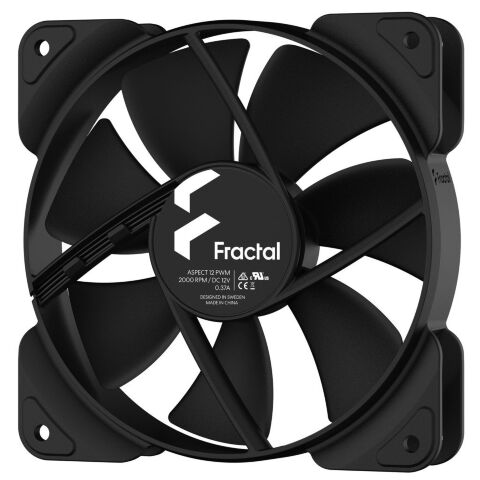 Кулер для корпуса Fractal Design Aspect 12 PWM Black (FD-F-AS1-1203) - Нулевой остаток (Feed) - Нулевой остаток (Feed)