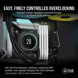 Модуль памяти для компьютера DDR5 32GB (2x16GB) 5200 MHzVengeance White Corsair (CMK32GX5M2B5200C40W)