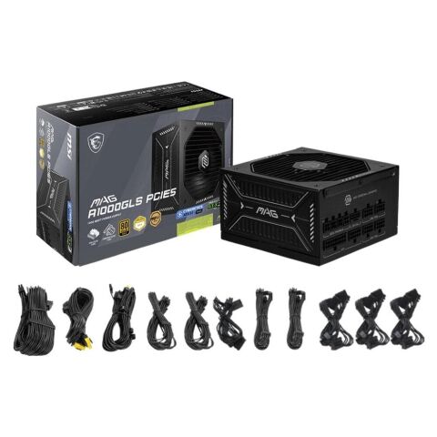 Блок питания MSI 1000W MAG A1000GLS PCIE5 (MAG A1000GLS PCIE5) - Блоки питания - Блоки питания