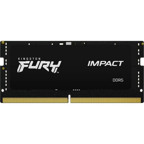 Модуль памяти для ноутбука SoDIMM DDR5 64GB (2x32GB) 5600 MHz FURY Impact Kingston Fury (ex.HyperX) (KF556S40IBK2-64) - Нулевой остаток (Feed)  - Нулевой остаток (Feed) 