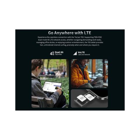Планшет Teclast T65 13.4 6/256GB LTE Space Gray (6940709680131) - Планшеты  - Планшеты 