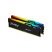 Модуль памяти для компьютера DDR5 128GB (2x64GB) 5600 MHz Beast RGB Kingston Fury (ex.HyperX) (KF556C36BBEAK2-128) - Нулевой остаток (Feed)  - Нулевой остаток (Feed) 