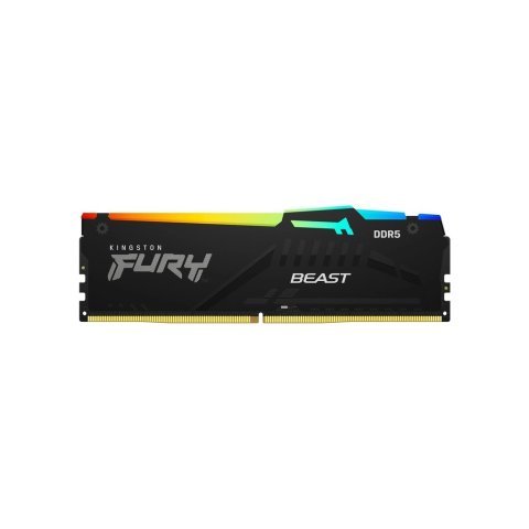 Модуль памяти для компьютера DDR5 128GB (2x64GB) 5600 MHz Beast RGB Kingston Fury (ex.HyperX) (KF556C36BBEAK2-128) - Нулевой остаток (Feed)  - Нулевой остаток (Feed) 