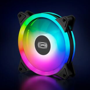 Кулер для корпуса PcCooler F3 T120 ARGB Black