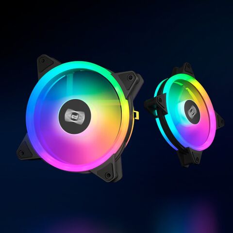 Кулер для корпуса PcCooler F3 T120 ARGB Black - Нулевой остаток (Feed) - Нулевой остаток (Feed)