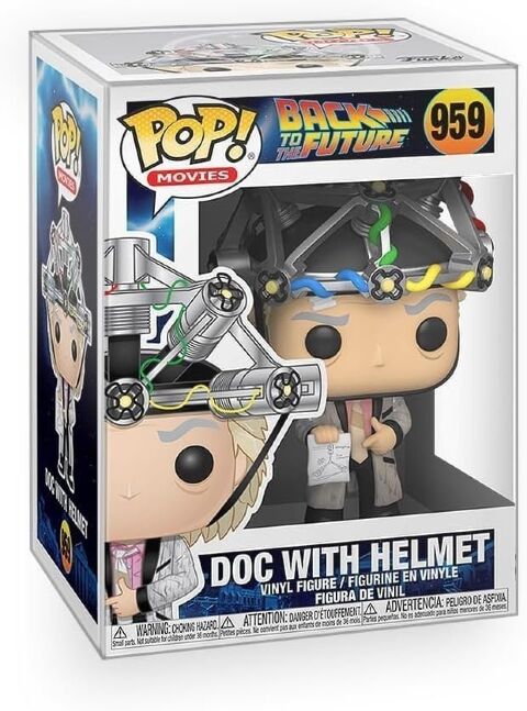 Фігурка Funko Back to The Future: Doc with Helmet фанко Назад у майбутнє Док у шоломі 959 - -