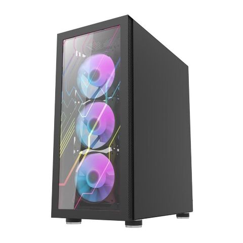 Корпус для ПК DARKFLASH DK210 BLACK - Нулевой остаток (Feed)  - Нулевой остаток (Feed) 