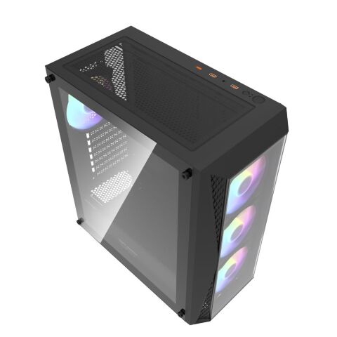 Корпус для ПК DARKFLASH DK352 PLUS BLACK - Корпуса  - Корпуса 