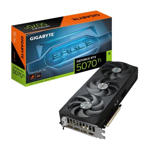 Видеокарта GIGABYTE GeForce RTX5070 Ti 16GB EAGLE OC SFF (GV-N507TEAGLE OC-16GD) - Нулевой остаток (Feed)  - Нулевой остаток (Feed) 