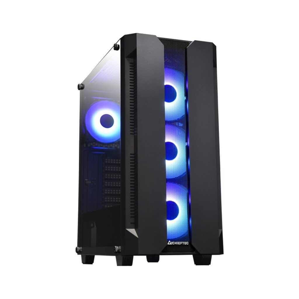 Корпус для ПК Chieftec Gaming Hunter Tempered Glass Edition (GS-01B-OP)