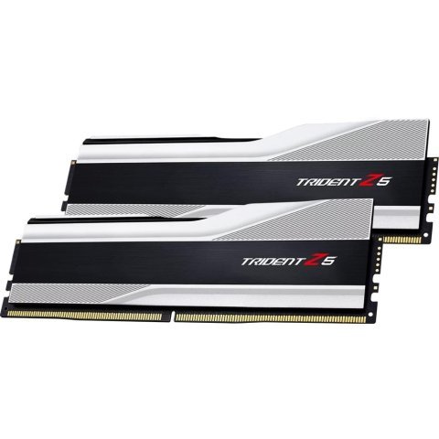 Модуль памяти для компьютера DDR5 64GB (2x32GB) 6000 MHz Trident Z5 Silver G.Skill (F5-6000J3238G32GX2-TZ5S) - Нулевой остаток (Feed) - Нулевой остаток (Feed)