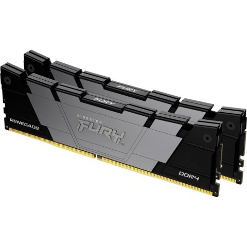 Модуль памяти для компьютера DDR4 16GB (2x8GB) 4266 MHz RenegadeBlack Kingston Fury (ex.HyperX) (KF442C19RB2K2/16) - Нулевой остаток (Feed)  - Нулевой остаток (Feed)