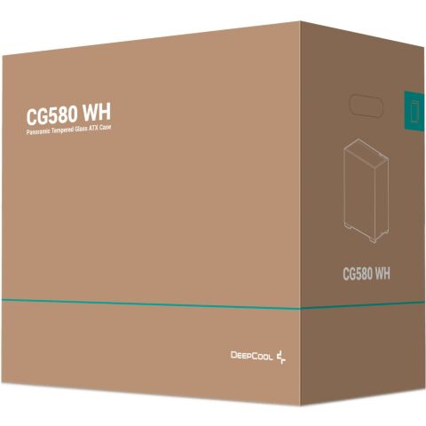 Корпус для ПК Deepcool CG580 White (R-CG580-WHNDA0-G-1) - Нулевой остаток (Feed)  - Нулевой остаток (Feed) 