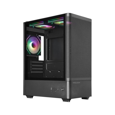 Корпус Prologix Lumi GM-01MAB Mesh Black - Корпуса  - Корпуса
