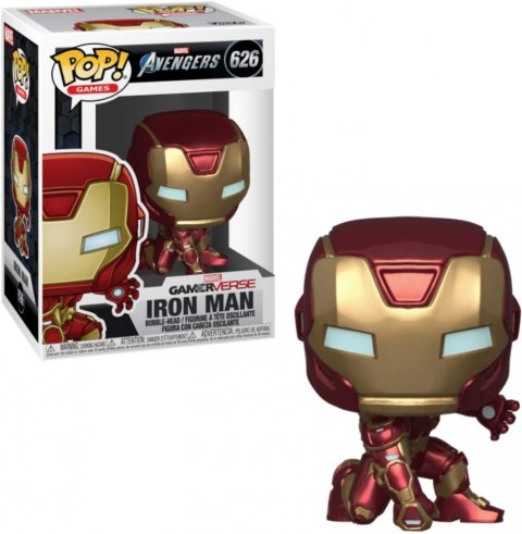 Фигурка Funko Marvel Avengers Game - Iron Man (Stark Tech Suit) Железный человек Фанко 626 - -