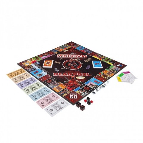 Монополия настольная игра Дэдпул Monopoly Game: Marvel Deadpool Edition -   -  