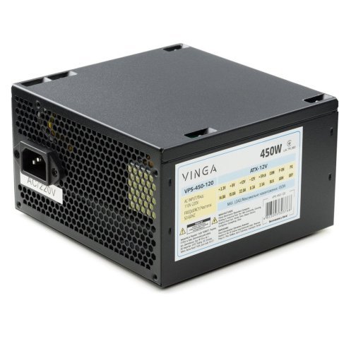 Блок питания Vinga 450W ОЕМ (VPS-450-120) - Блоки питания - Блоки питания