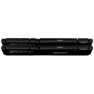Модуль памяти для компьютера DDR5 64GB (2x32GB) 5600 MHz Beast EXPO Black Kingston Fury (ex.HyperX) (KF556C40BB2K2-64)