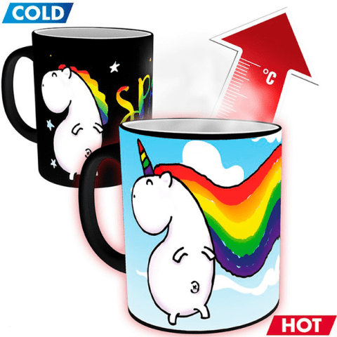 Чашка хамелеон Unicorn Sparkle Единорог 320 мл -   -  