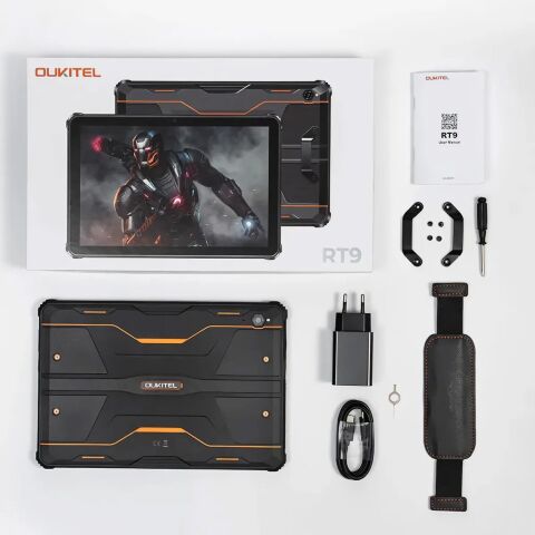 Планшет OUKITEL RT9 10.1" 6/256GB LTE Black-Orange (6931940766838) - Планшеты  - Планшеты 