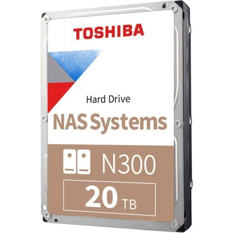 Жесткий диск 3.5" 20TB N300 Toshiba (HDWG62AUZSVA) - Жесткие диски (HDD)  - Жесткие диски (HDD)